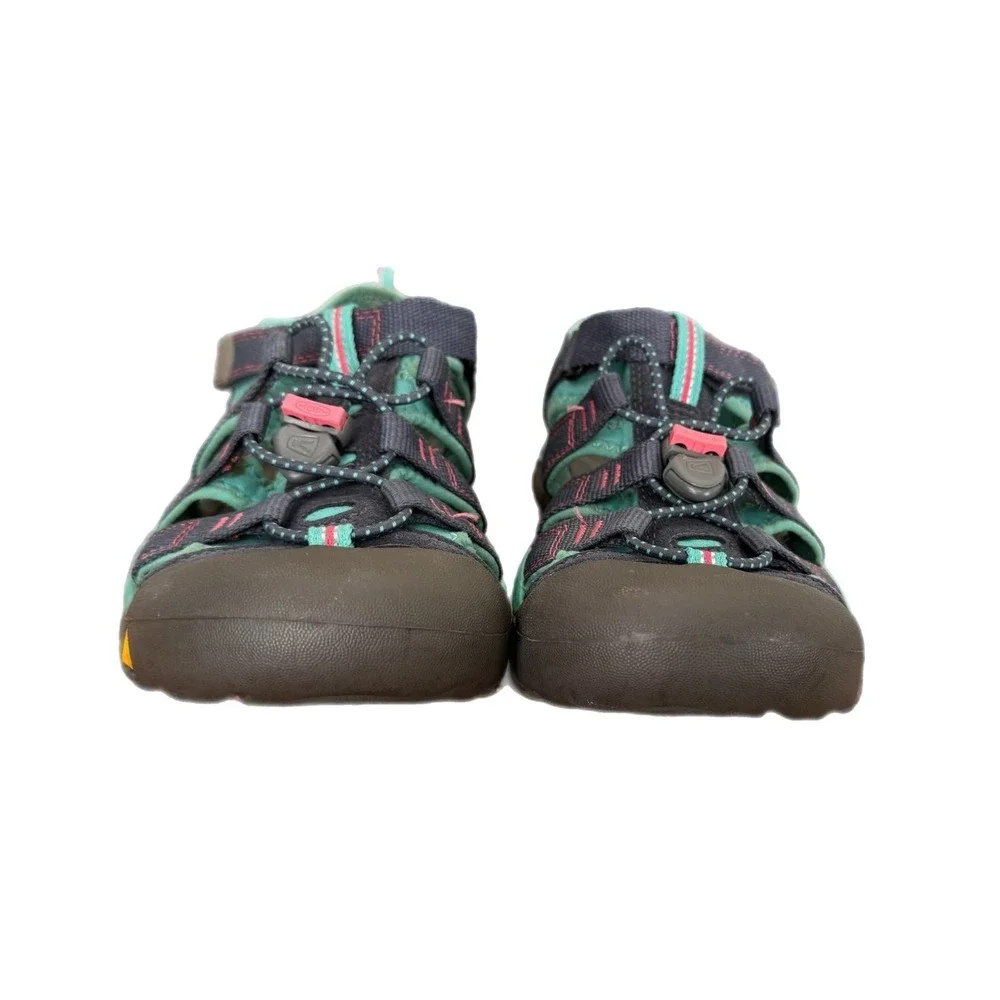 KEEN Newport H2 sandals girls hiking size 4 kids youth Midnight Navy/Baltic teal